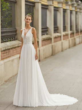 WEDDING DRESSES Rosa Clará Luna Novias Fanya 2023
