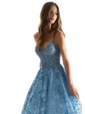 Maturitní šaty Mori Lee 48017 light blue 2025
