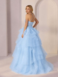 Maturitní šaty Mori Lee 49279 blue 2026