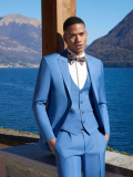 MENS SUITS Empire du Marié Grasse Sky Blue 2023