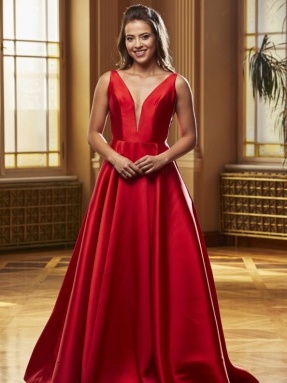 MATURITNÍ ŠATY 2021 Pronovias TE Style 91 RED